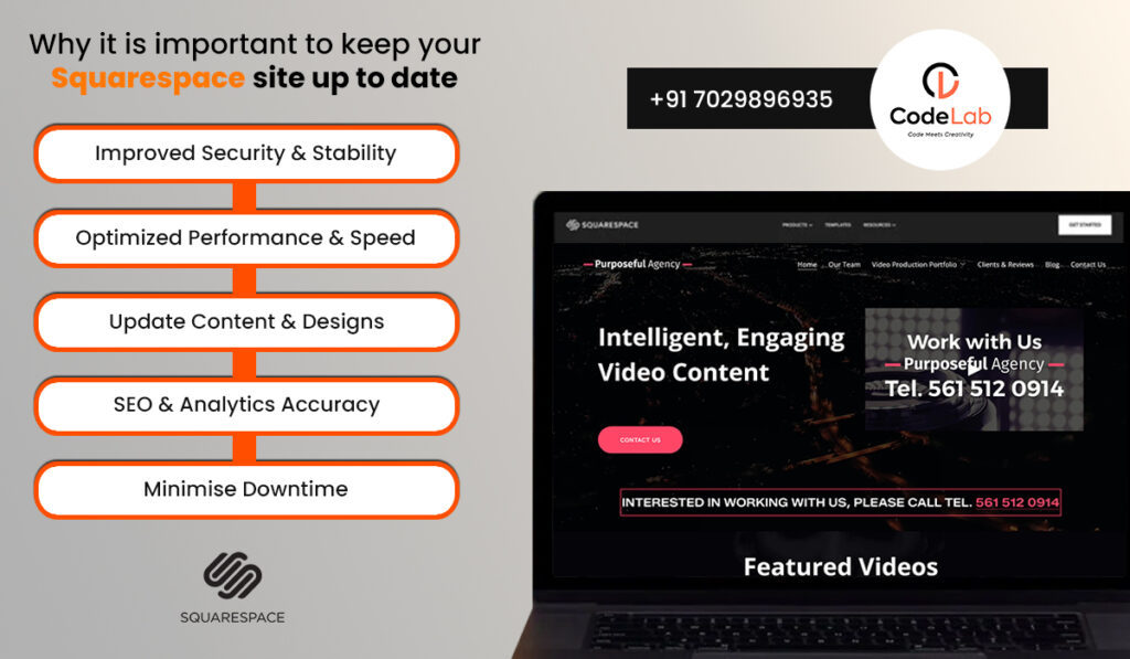 Squarespace maintenance